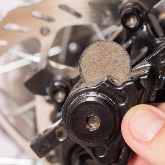 WEAVILUX Lightweight Semimetal Bike Brake Pads 4 Pairs for Cycling Performance and Durability