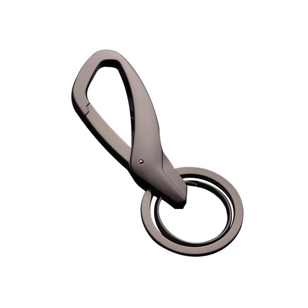 Advancent Llavero de cinturón para hombre, reemplazo portátil, electrochapado elegante, anticorrosivo, accesorios para llavero automotriz para el hogar y Artesanía Negro Advancent HA073984-01