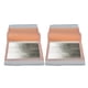 thumbnail image 1 of 2x hojas de transferencia 25 hojas 24K 95 * 95 mm plata Macarena Transferencia de hoja de oro artesanal, 1 of 7