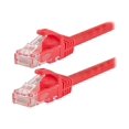 thumbnail image 1 of Monoprice FLEXboot Series - Patch cable - RJ-45 (M) to RJ-45 (M) - 5 ft - UTP - CAT 6 - molded, snagless - red, 1 of 2