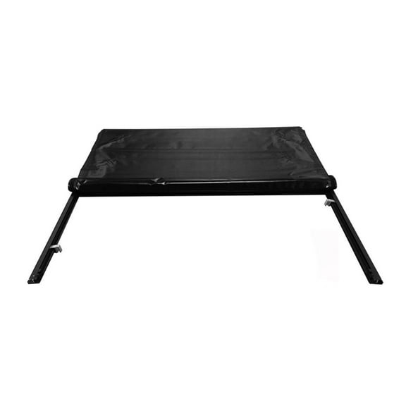 Ikon Motorsports Compatible with 07-16 Tundra SR5 Crewmax Double 5.5ft Bed Lock Soft Roll Up Tonneau Cover