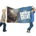 thumbnail image 2 of El Gigante de Hierro Bandera impresa con temática, regalo perfecto para fanáticos, amigos y familiares, y adecuada para actividades al aire libre e interiores, decoraciones de fiesta. 120*180CM, 2 of 6
