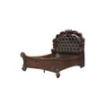 thumbnail image 6 of Acme Vendome Queen Bed Synthetic Leather & Cherry, 6 of 7