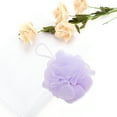 thumbnail image 5 of Unique Bargains 1pc Plum Bossom Bath Shower Loofah Sponge Purple, 5 of 5