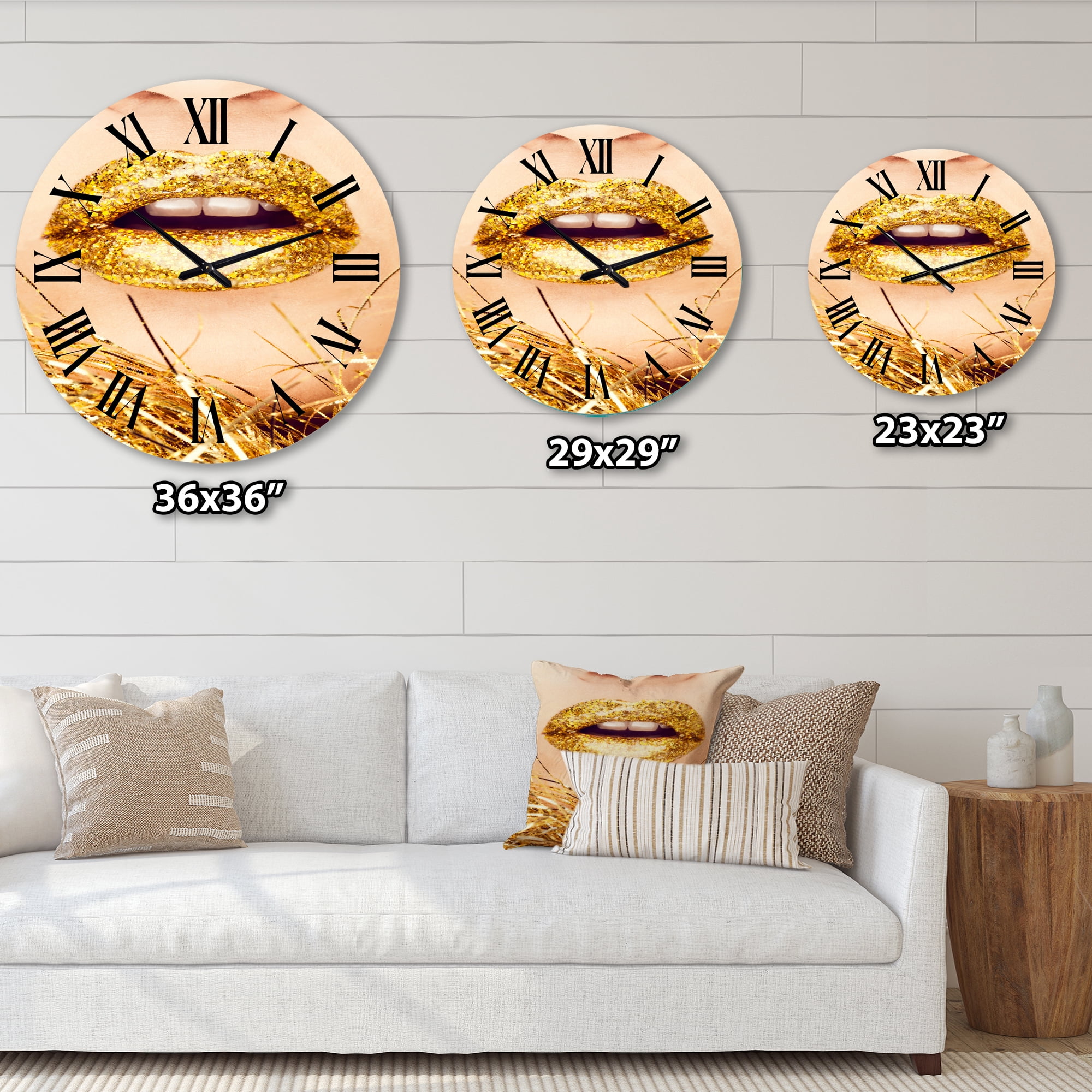 Designart 1 in Quartz Modern/Contemporary Wall Clock