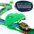 thumbnail image 5 of JitteryGit Dinosaur Race Track Glowing Loop Toy Set - Kids Christmas Play Gift Idea - STEM Flexible Car Track for Boys & Girls Ages 3-8, 5 of 9