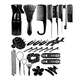 thumbnail image 1 of "Kit 46pz Peine De Masaje De Cepillo Adecuado  para cabello Rizado Belug  negro ", 1 of 5
