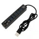 thumbnail image 1 of [Negro] 1 Metro USB2.0HUB USB6 + 2 Lector Tarjetas Multifunción Transmisión Alta Velocidad SD TF + Concentrador USB 6 Puertos, 1 of 6
