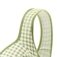 thumbnail image 4 of Byworldtasic Womens Plus Size Gingham Front Button Wireless Bra Wide Shoulder Strap Easy‑On Comfort Bralette, 4 of 5