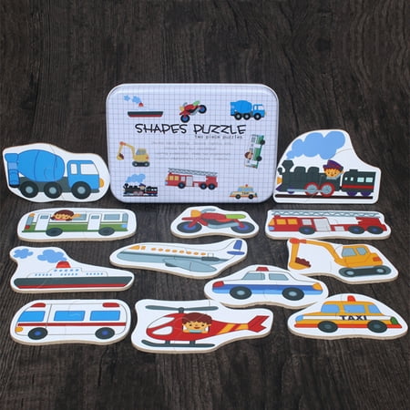 Baby Toys Infant Early Brain Training Puzzle Cognitive Card Cartoon Puzzle Set Educational Toys; Infant Early Brain Training Puzzle Cognitive Card Educational Toys