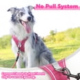 thumbnail image 2 of PcEoTllar Dog Harness and Leash Combo, Escape Proof No Pull Vest Harness, with Reflective Leash, Adjustable Pet Harness with Handle for Large Dogs, Khaki L, 2 of 9