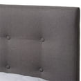thumbnail image 6 of Bowery Hill Tufted King Panel Platform Bed in Grey, 6 of 8