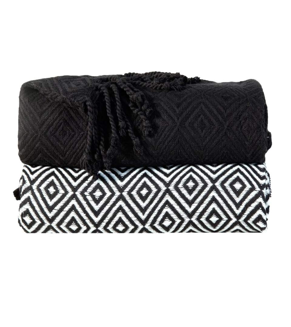 Rustic Homes 100 Pure Cotton Thermal Blanket Diamond Pattern