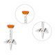 thumbnail image 2 of Titular De Tee De Golf Ball Nail Portable Durable Ligero Deportes al aire libre Accesorios (Naranja), 2 of 5