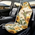 thumbnail image 4 of Uorisanigo Hummingbird Car Seat Covers Waterproof Front Seat Covers Easy Installation Stretch Polyester Fabric Cover Protection Interior Accessories Universal Fit Most Cars,SUV, Trucks, 4 of 7