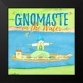 thumbnail image 2 of Edwins, Hugo 20x20 Black Modern Framed Museum Art Print Titled - Gnomaste Warrior Pose Paddle Board, 2 of 5