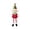 B, variant on Christmas Long Leg Sitting Elf Decoration Lighted Holiday Shelf Sitter Figurine Fabric Plush Tabletop Ornament Decor