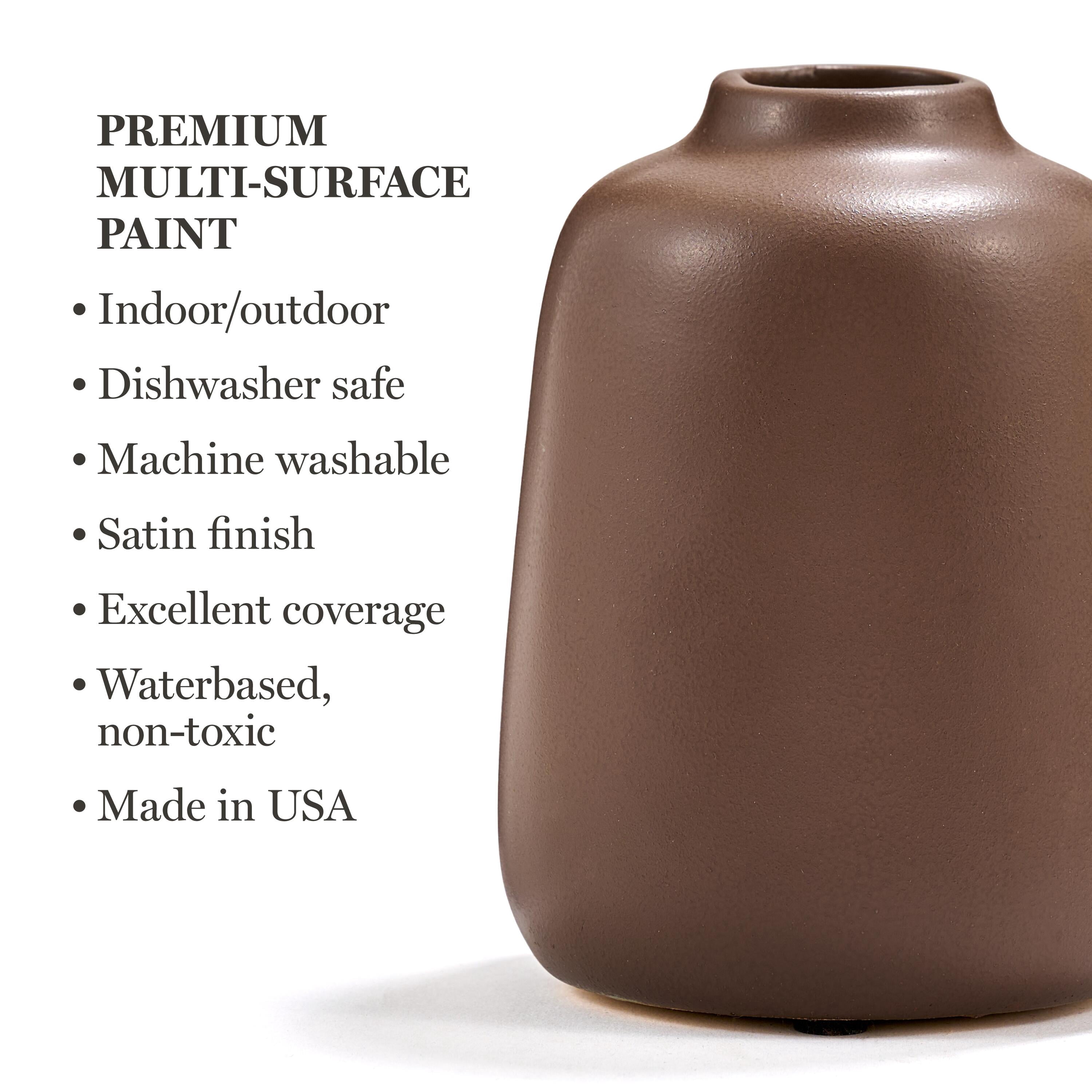 Martha Stewart Multi-Surface Acrylic Craft Paint, Satin Finish, Elevated Neutrals, Set of 12, 2 fl oz