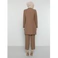 thumbnail image 6 of Button Detailed Jacket - Mink - Refka Woman, 6 of 7