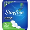 thumbnail image 3 of Stayfree Long Pads with Wings, Unscented, Super, 16 Ct, 3 of 9