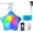 Blue, variant on 20W Smart RGB LED Submersible Pool Light Magnetic Underwater Spotlight Remote Control For Swimming Pool Pond Fountain (Blue,20W)