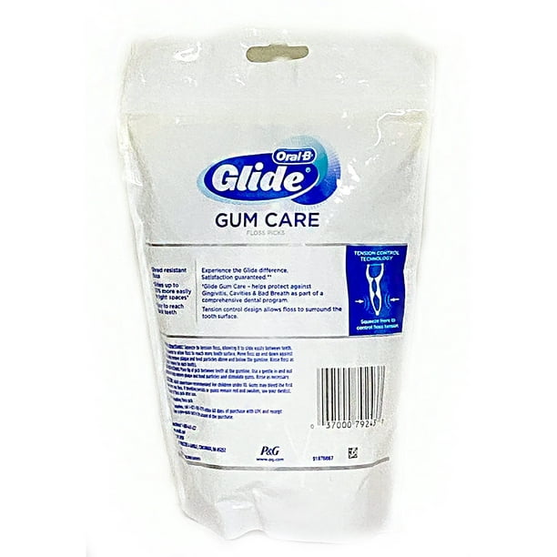 Glide Gum Care Floss Picks, Tension 60 ct Walmart.com