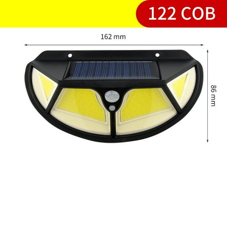 

Toyella Solar Wall Lamp Four Sided Luminous Induction Human Body Lighting B