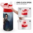 thumbnail image 4 of The Twilight Saga Kids Water Bottle Stainless Steel Vacuum Insulated Water Cup With Covered Pop-Up Straw, 4 of 8