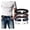 Black+Blue+White+Coffee, variant on No Buckle Belts for Men Women,Nylon Elastic Belts Invisible Buckleless Belt 2 pack