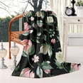 thumbnail image 2 of Pioneer Flower Blanket,Comfortable Soft Flannel Throw Blanket,All Season,Warm Lightweight Blankets for Sofa Bed Couch Living Room Chair,60"x80"(150x200cm), 2 of 4
