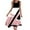 Pink, variant on Erwazi Summer Tank Dresses for Women Short Sleeve Scoop Neck Sundress Colorblock Flowy Midi Dress Casual Beach Vacation Tshirt Dress with Pockets