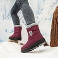 thumbnail image 7 of BERANMEY Women’s Waterproof Snow Boots Mid-Calf Fleece Lined Winter Boots for Women with Anti-Slip Sole Lightweight & Warm Outdoor Shoes, 7 of 7