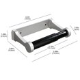 thumbnail image 2 of Toilet Paper Holder Bathroom Tissue Roll Holder Alloy Wall Mount, 2 of 5
