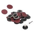 thumbnail image 1 of Fugacal Sanding Disc Set,Lock Sandpaper,40Pcs 2in Lock Sandpaper and 1/4in Holder Sandpaper Set Convenient and High Effiency for Factory and Polishing, 1 of 8