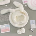 thumbnail image 6 of Cute Long Rabbit Ears Hat And Pants Outfit For 10cm Cotton Doll 10cm Doll Headwear Cute Rabbit-Eared Clothing For 10cm Plush Doll DIY Accessories, 6 of 9
