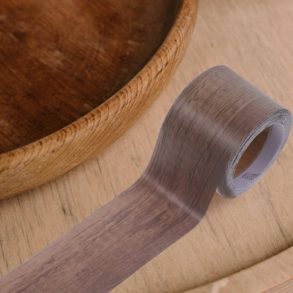 LOLIPPYY Peel and Stick Wood Grain Repair Tape for Kitchen Cabinet Door Edge and Furniture Trim
