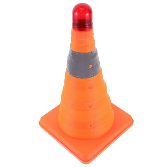 WORGEOUS Traffic Cone Multi Purpose Collapsible Cone 30cm LED Emergency Cone Road Safety Cone