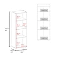 thumbnail image 2 of We Have Furniture Soham Armoire Extension Duo, 3 Doors and Shelves for Bedroom, 2 of 6