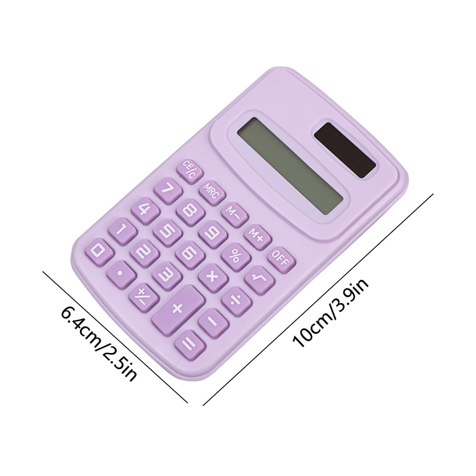8 Digit Desk Calculator Desktop Calculators with Large LCD Display & Big Buttons Dual Power Solar & Battery Standard Basic 4 Function Calculator for Classroom Office Home Business Teachers