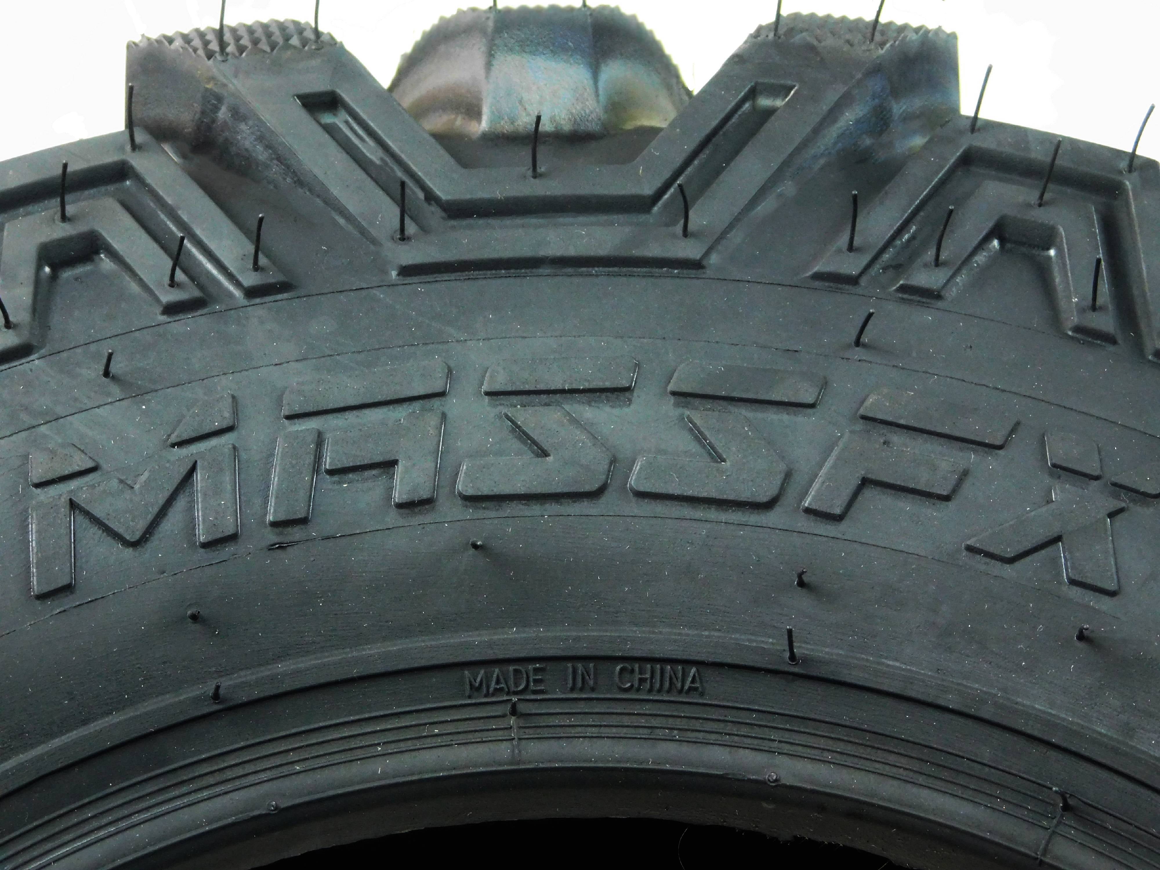 24x8x12 Atv Tires MASSFX P377 ATV/UTV Rear Tires 25x10-12 (Set