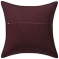 thumbnail image 2 of DK Homewares Ethnic Decorative Accent Throw Pillow Covers 16 Inch Cotton Kantha Tropicana Boho Square Sofa Cushion Covers (Size - 40x40 cm ; Color: Dark Brown ) - Set of 5 Pcs (Cover Only), 2 of 4