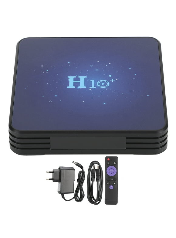 H10+ Net Player Internet TV Box Dual Frequency Digital Display for Android 9.0 100240V