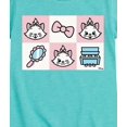 thumbnail image 3 of Disney - The Aristocats - Marie Grid - Girls Fitted Short Sleeve Graphic T-Shirt, 3 of 5
