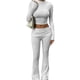 thumbnail image 2 of Camiseta Deportiva de Larga con Cuello Redondo y Pantalones de Yoga para Mujer, Estilo Chic, Ropa Informal Deportiva para Otoño e Invierno. M, 2 of 10