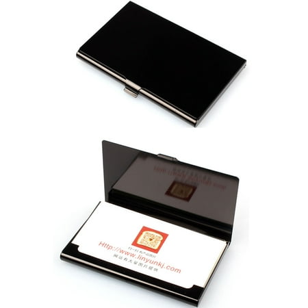 Creative Aluminum Holder Metal Box Cover Credit Business Card Wallet