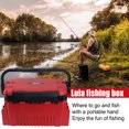 thumbnail image 1 of Caja De Aparejos De Pesca Caja de barril de pesca, alfombrillas antideslizantes duraderas de alta capacidad para artes de pesca (rojo L) DQrwqpou Para Estrenar, 1 of 3