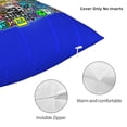 thumbnail image 5 of Throw Pillow Covers 20"x20" Inch, Geometry Dash Decorative Pillow Case for Sofa Couch Chair Bedroom Modern Decor, 5 of 7