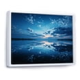 thumbnail image 2 of Designart "Heavenly Horizon in Blue Sky Photo" Landscapes Floater Framed Canvas Print, 2 of 7