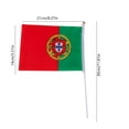 thumbnail image 3 of Bandera pequeña para ondear a mano, ideal para fiestas de aficionados, bares y decoración de ambientes | Bandera multicolor de tela con mástil de plástico, 3 of 6