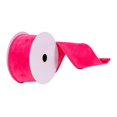 thumbnail image 1 of Vickerman Q214869 2.5 in. x 10 Yards Pink Faux Suede Ribbon, 1 of 4